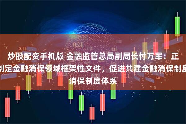 炒股配资手机版 金融监管总局副局长付万军：正研究制定金融消保领域框架性文件，促进共建金融消保制度体系