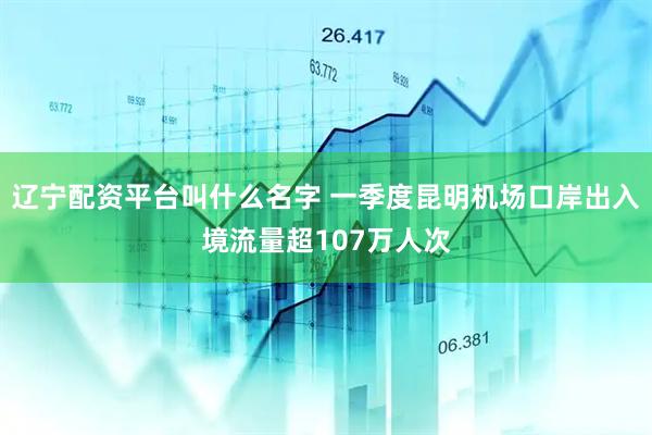 辽宁配资平台叫什么名字 一季度昆明机场口岸出入境流量超107万人次